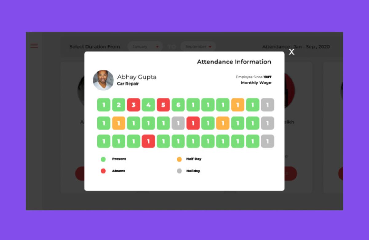 Humans Monster Dashboard Interface