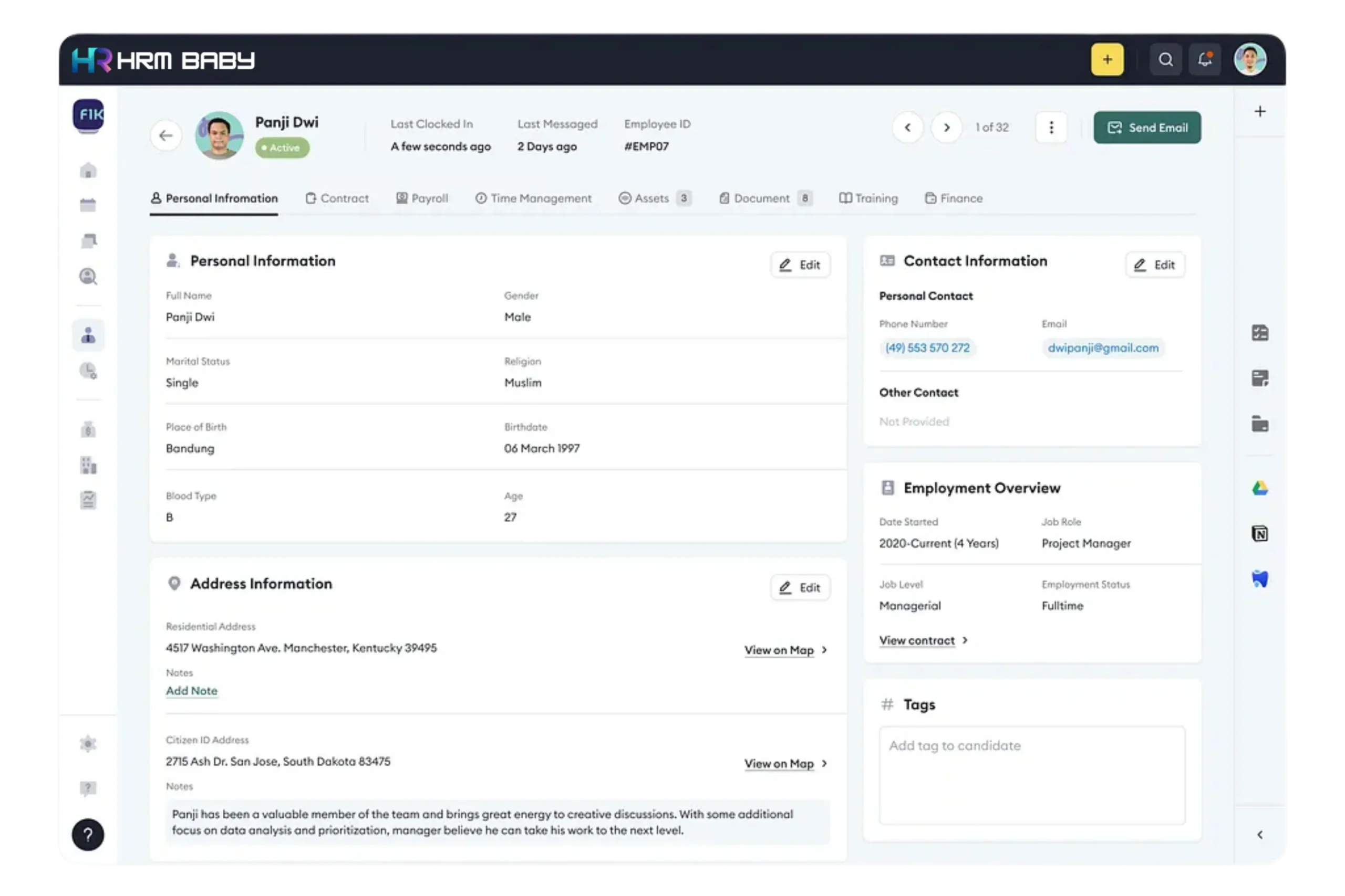 Humans Monster Intuitive Dashboard Interface